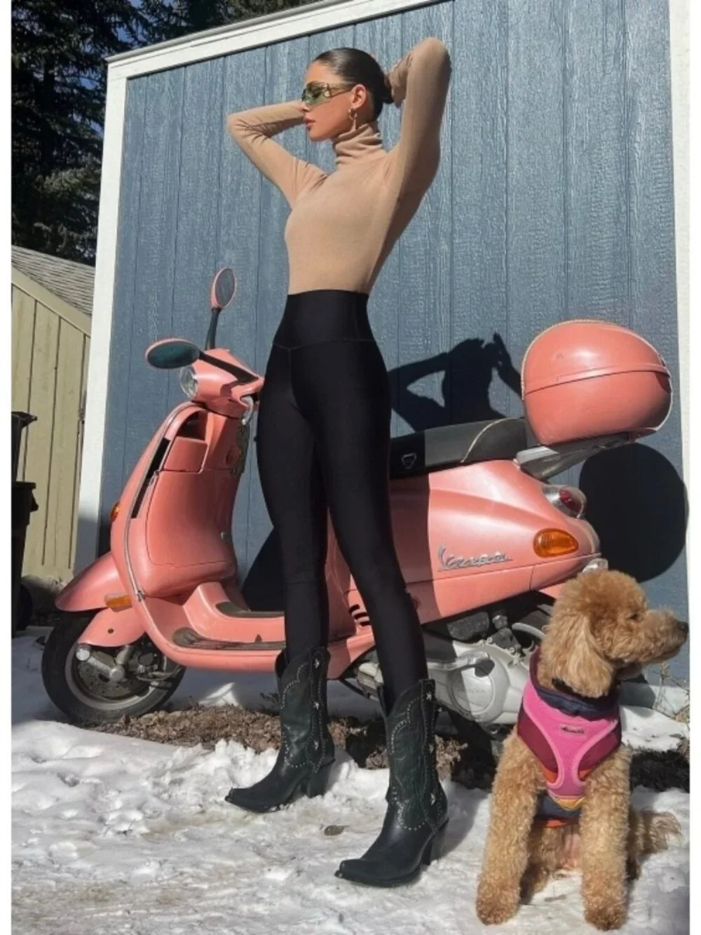 Alo 7/8 High-Waist Airlift Leggings Black Hi-Rise Waisted Skinny Tights Pants